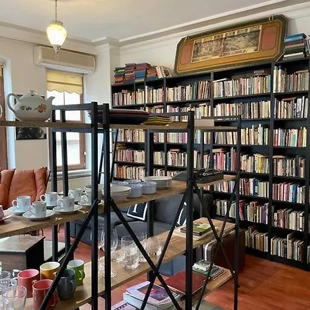 Apartment Redecorated Flat With Huge Library 100 Mbps Speed Istanbul